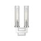 Z-Lite Beau 2 Light Wall Sconce, Polished Nickel & Clear 3031-2S-PN - alternate 6
